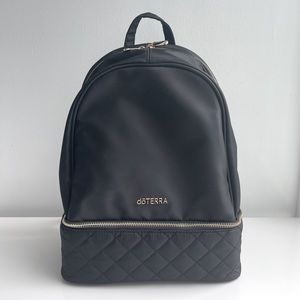 doTERRA Essential Oils Backpack (Black/Burgundy Satin)
